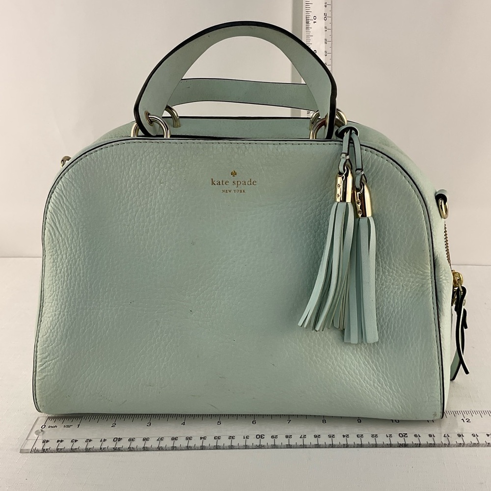 Kate Spade Mint Green Leather Satchel